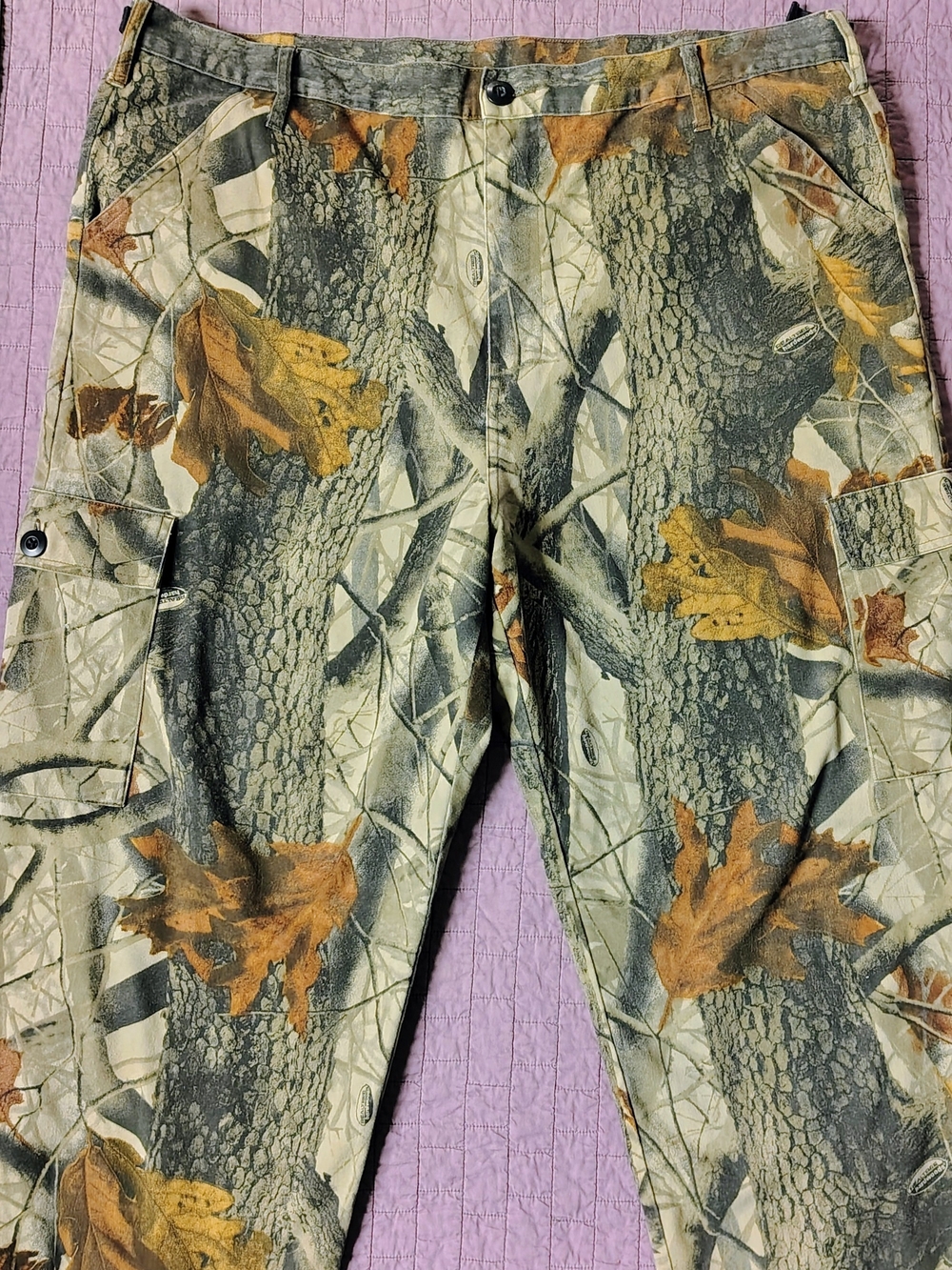 ​Liberty Realtree Hardwoods Camo Cargo Pants Mens XL Regular Adjustable Waist